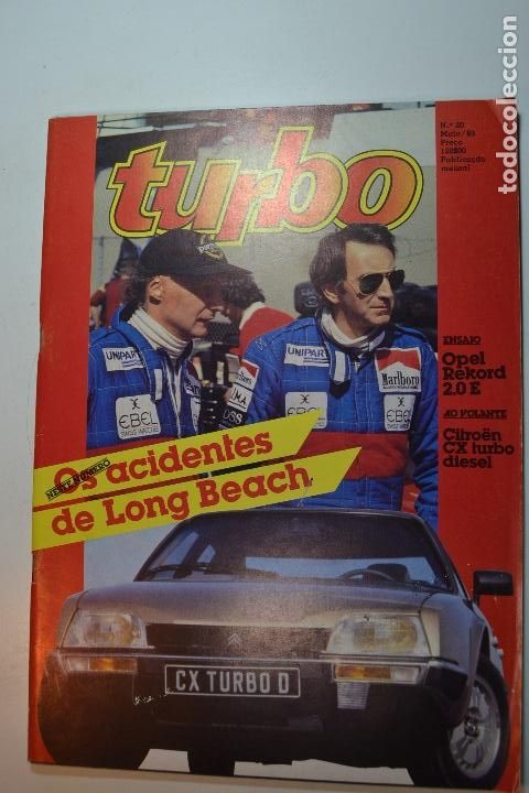 Coches: 1983 REVISTA TURBO N&ordm;20 - OPEL RECKORD 2.0E - CITROEN CX TURBO DIESEL