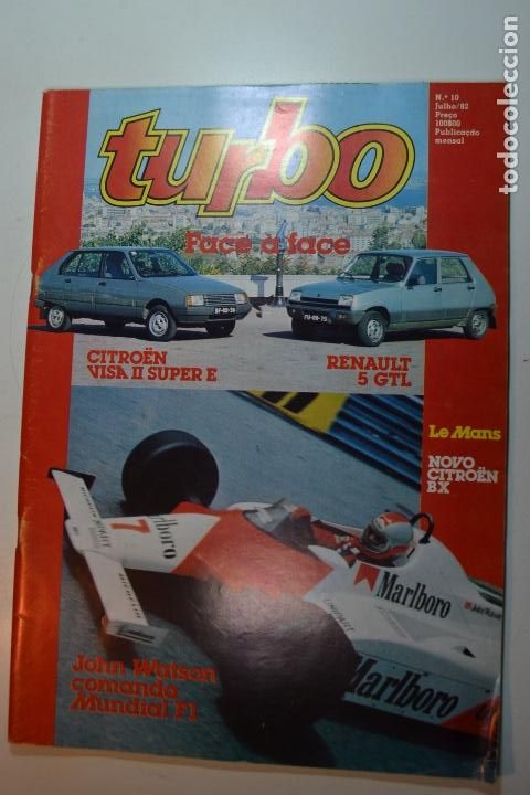 Coches: 1982 REVISTA TURBO N&ordm;10 - CITROEN VISA II SUPER E - RENAULT 5 GTL - CITROEN BX