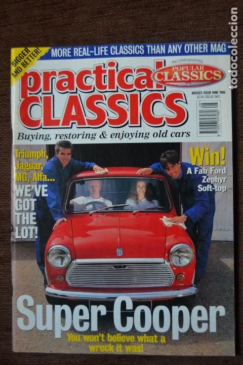 Coches: 1996 REVISTA PRATICAL CLASSICS - SUPER MINI COOPER - TRIUMPH - MG - JAGUAR - ALFA ROMEO