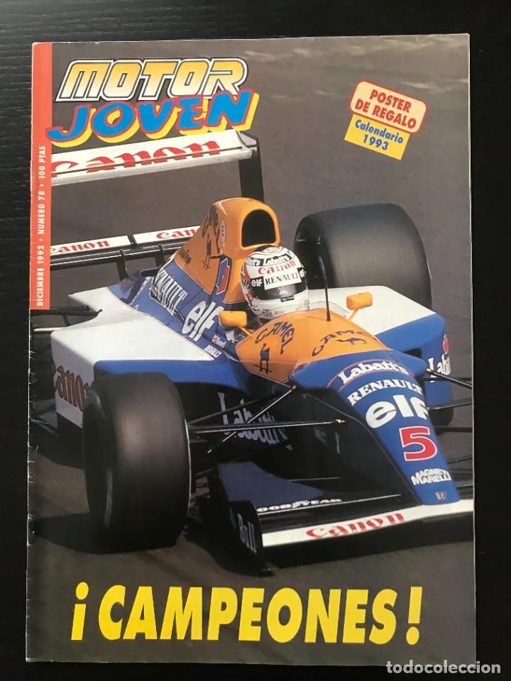 Coches: MOTOR JOVEN N&ordm; 78 - REVISTA RENAULT - FORMULA 1 COPA CLIO RALLYE WILLIAMS ZOOM COPA TS SAFRANE