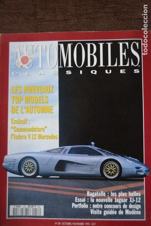 Coches: 1993 REVISTA AUTOMOBILES CLASSIQUES - ROAD TEST JAGUAR XJ-12 - JAGUAR XJ V12 6 LITRES - AC BRISTOL