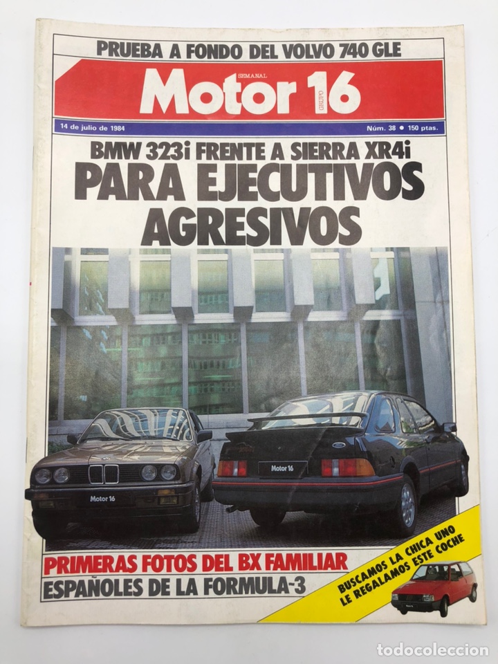 Revista Motor 16 Número 38 14 Julio 1984 Bmw 32 - Comprar Revistas ...