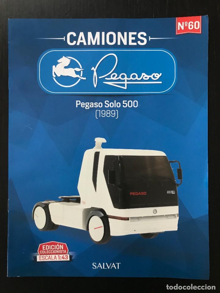 Coches: PEGASO CAMION SOLO 500 (1989) - FASCICULO N&ordm; 60 COLECCION CAMIONES PEGASO SALVAT - SOLO REVISTA