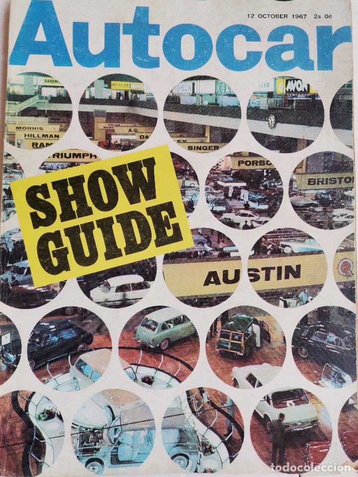 Coches: 1977 REVISTA AUTOCAR - SHOW GUIDE - SUNBEAM RAPIER COUPE - JAGUAR E TYPE ROAD TEST