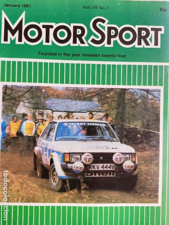 Coches: 1981 REVISTA MOTOR SPORT - ALFA ROMEO GTV6 - JAGUAR XJS - MERCEDES 500 SL - RAC RALLY