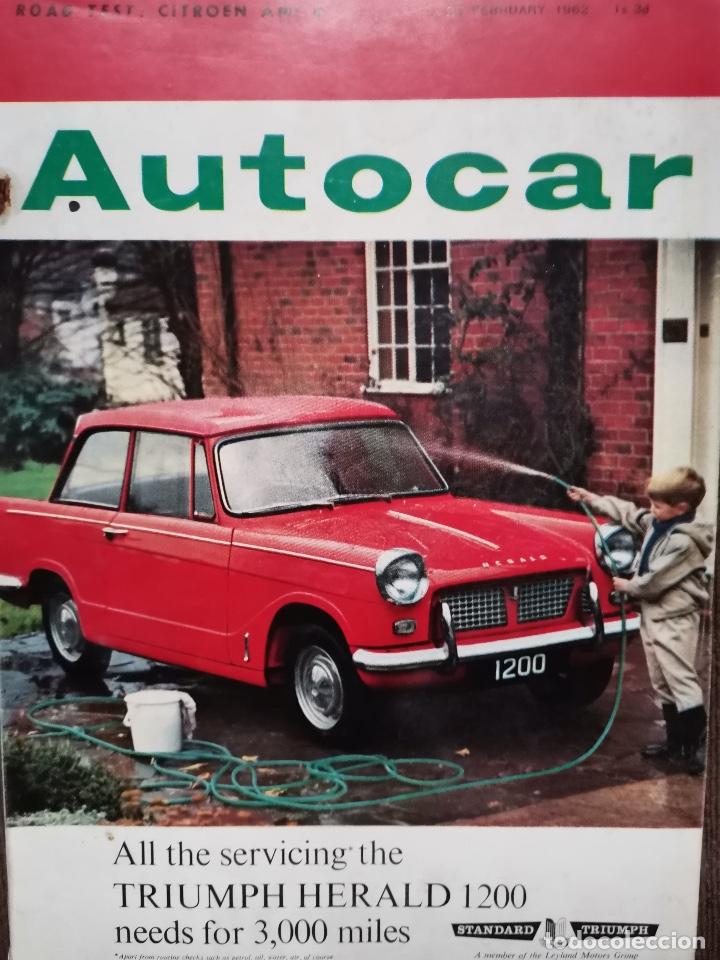 Coches: 1962 REVISTA AUTOCAR - ROAD TEST CITROEN AMI 6 - VAUXHALL VX - ROVER T.4