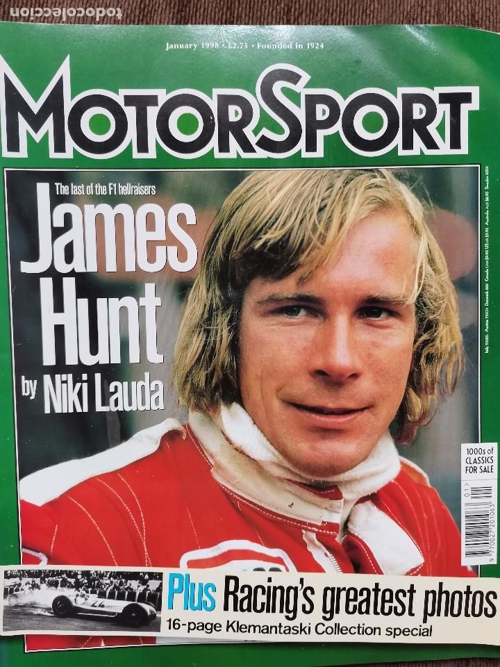 Coches: 1998 REVISTA MOTORSPORT - JAMES HUNT BY NIKI LAUDA - FERRARI 340 MEXICO