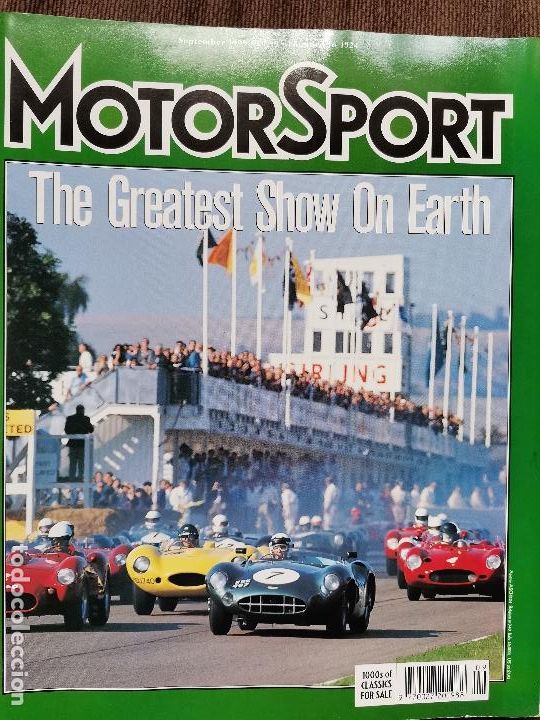 Coches: 1999 REVISTA MOTORSPORT - GOODWOOD - LISTER JAGUAR