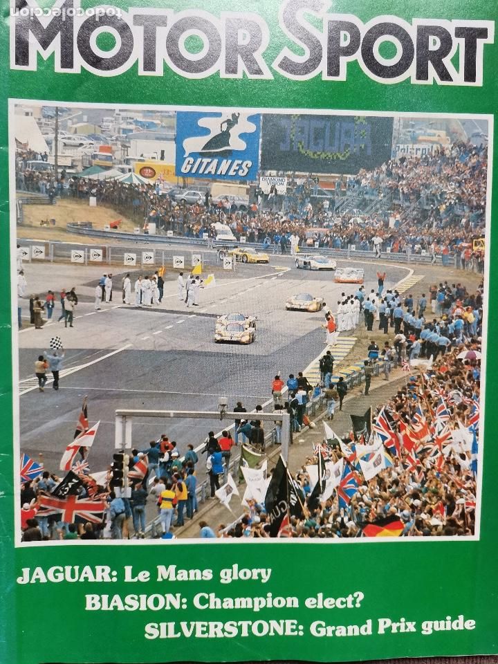 Coches: 1988 REVISTA MOTORSPORT - JAGUAR LEMANS GLORY - SILVERSTONE GUIDE - BIASION CHAMPION ELECT?