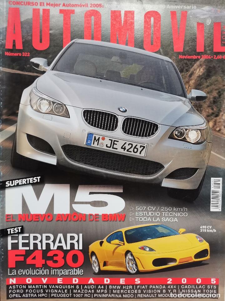 Coches: 2004 REVISTA AUTOMOVIL - FERRARI F 430 - BMW M5 - NOVEDADES 2005