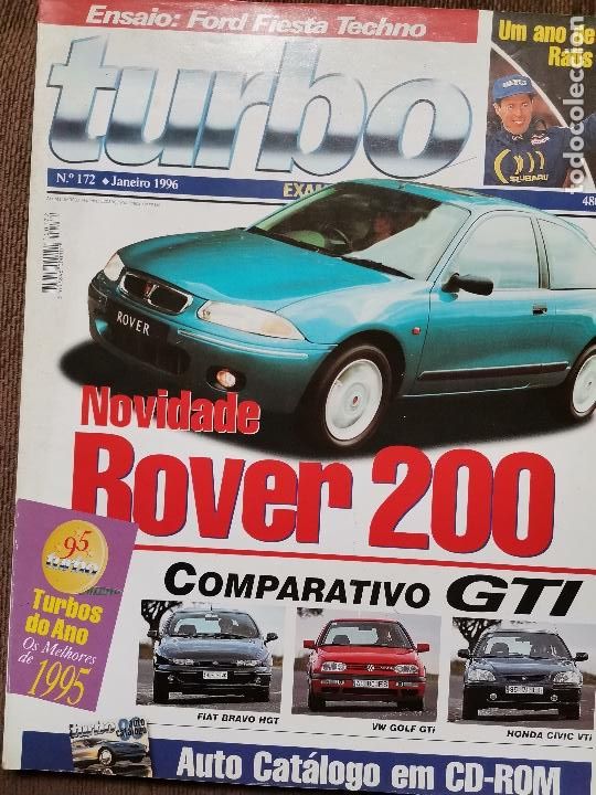Coches: 1996 REVISTA TURBO - ROVER 200 - COMPARATIVO GTI - MUNDIAL DE RALLYES