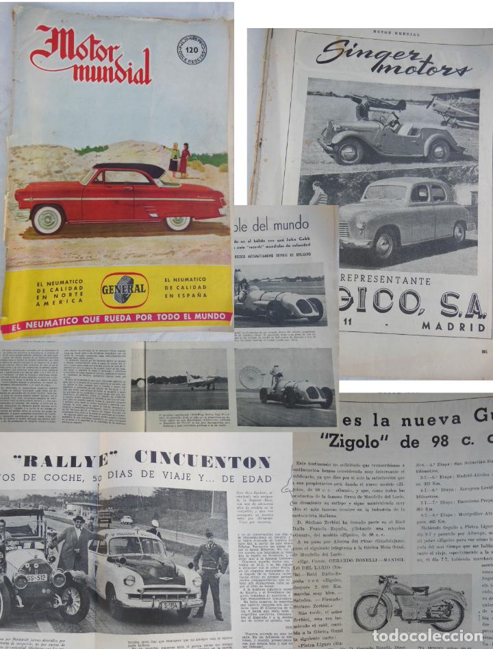 Coches: MOTOR MUNDIAL, N&uacute;m 12, 1 agosto 1954.