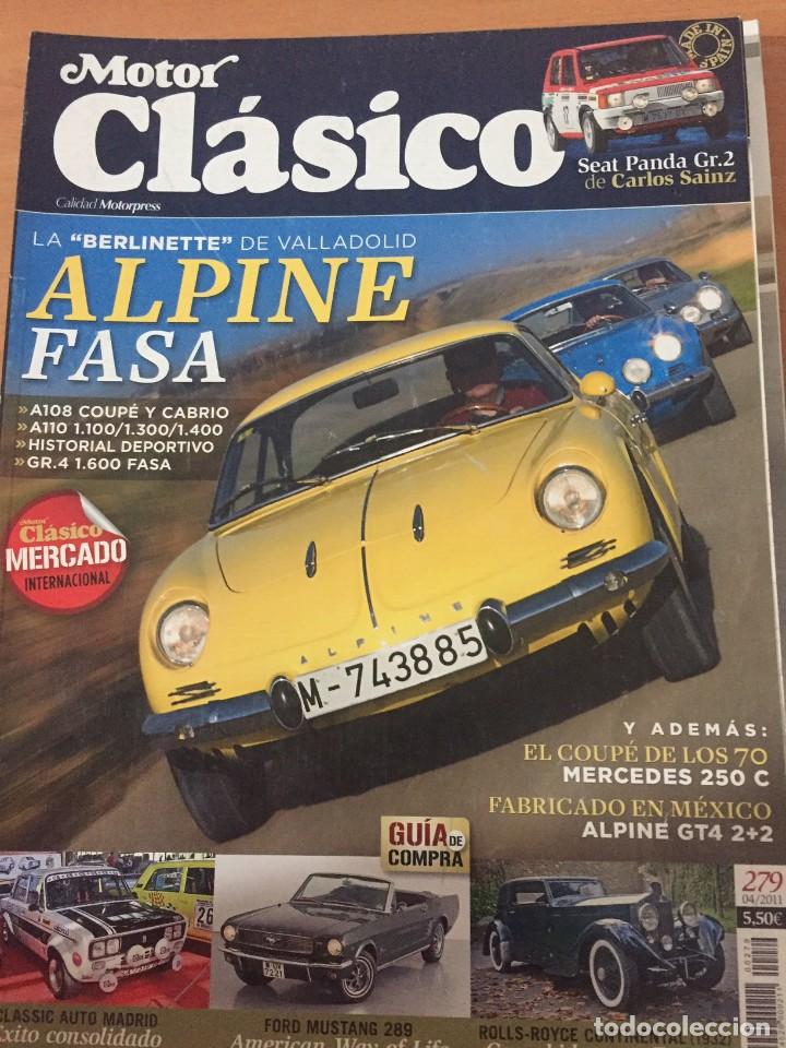 Coches: REVISTA MOTOR CLASICO N&ordm; 279