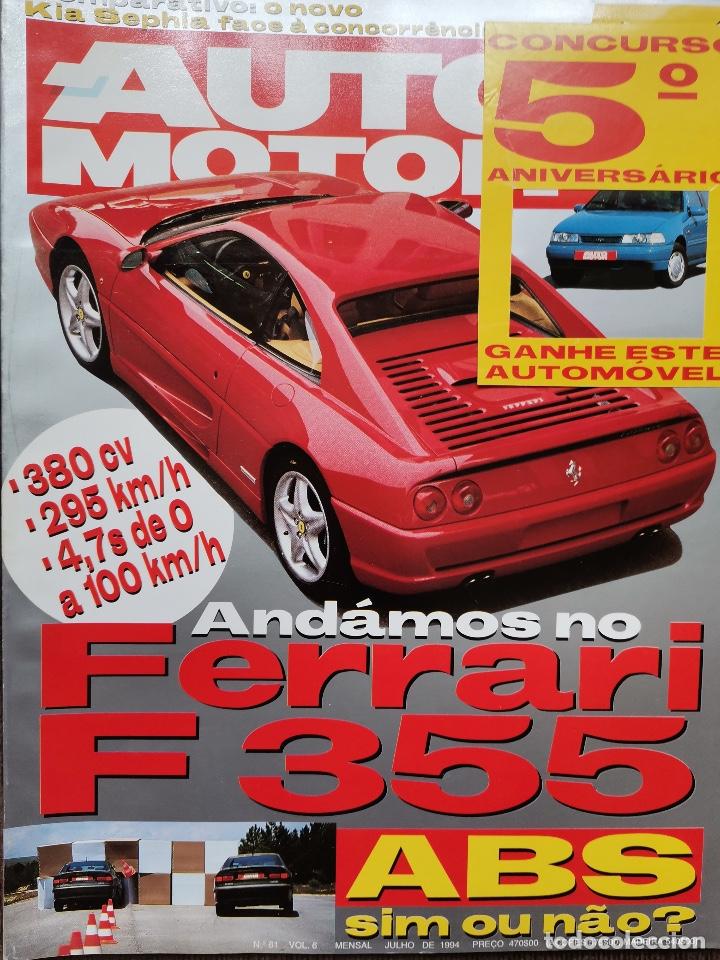 Coches: 1994 REVISTA AUTO MOTOR - FERRARI F 355 - CATHERAM 7 SUPER SPRINT - SAAB 900 CABRIO