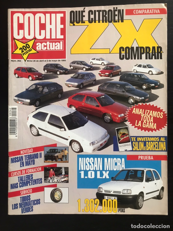 Coches: COCHE ACTUAL N&ordm; 262 - NISSAN MICRA 1.0 LX GAMA CITROEN ZX 1.4 1.6 1.8 2.0 SPORT 16v AURA REFLEX