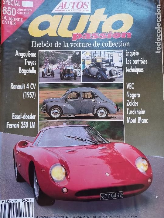 Coches: 1991 REVISTA AUTO PASSION - RENAUL 4 1957 - FERRARI 250 LM