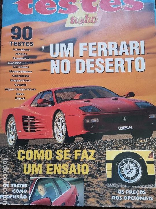 Coches: 1995 REVISTA TURBO - 90 ROAD TESTS - FERRARI - COUP&Eacute;S - JEEPS - CABRIOLETS