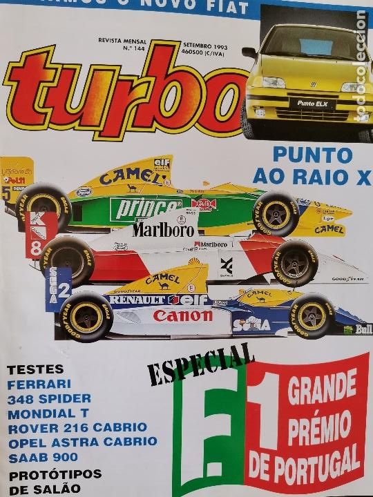 Coches: 1993 REVISTA TURBO -1 GRAN PREMIO DE PORTUGAL - FERRARI 348 SPIDER MONDIAL T - SAAB 900