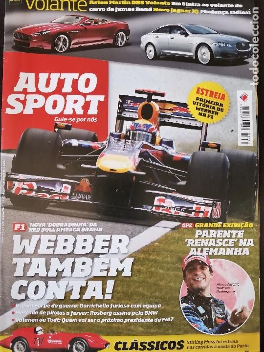 Coches: 2009 REVISTA AUTOSPORT - ASTON MARTIN DB5 VOLANTE - FORMULA 1 - JAGUAR XJ