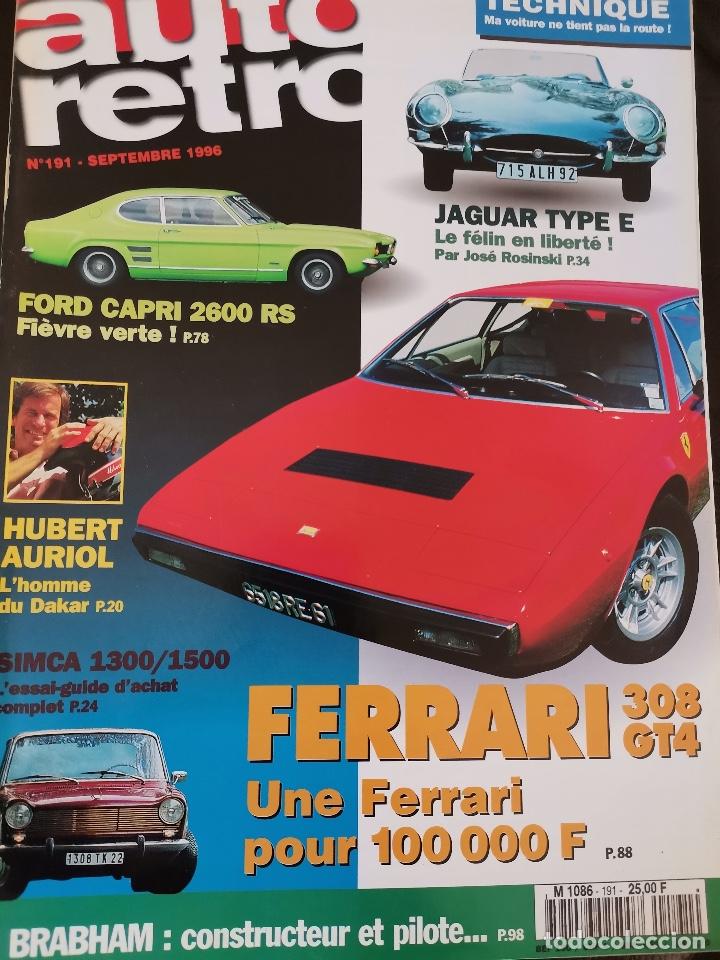 Coches: 1996 REVISTA AUTO RETRO - FORD CAPRI 2600 RS - FERRARI 308 GT4 - AURIOL DAKAR