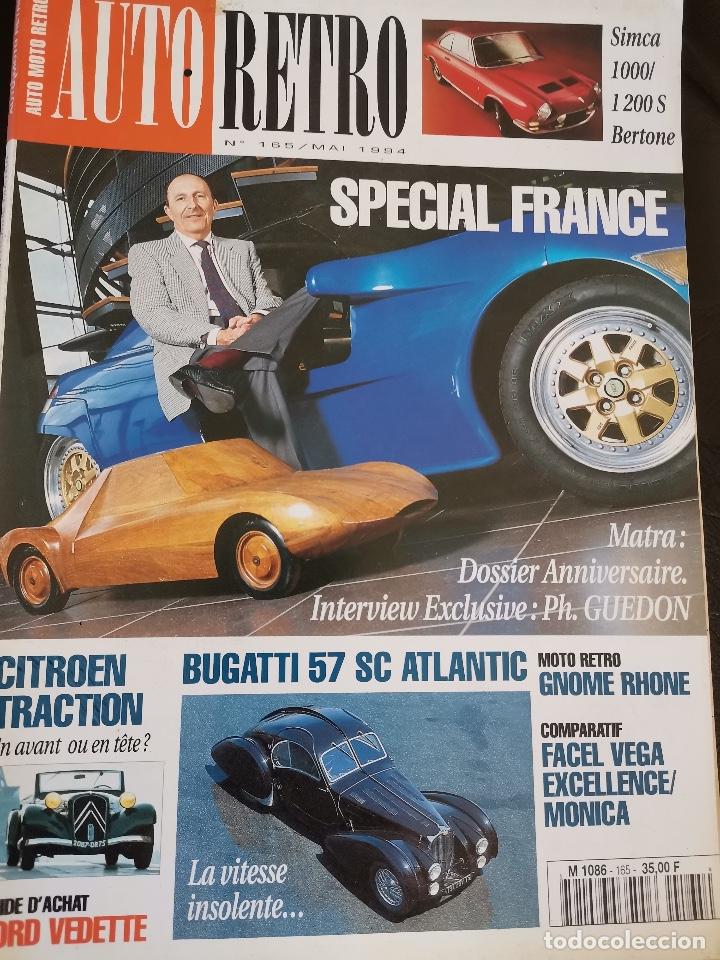 Coches: 1994 REVISTA AUTO RETRO - CITROEN TRACTION - BUGATTI 57 SC ATLANTIC - FACEL VEGA