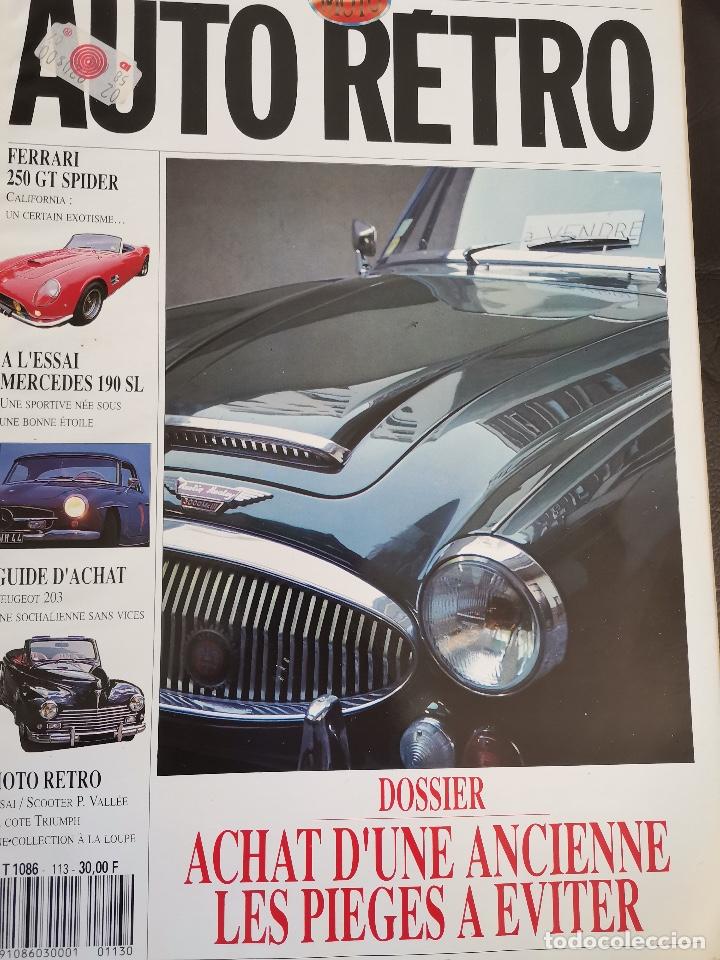 Coches: 1990 REVISTA AUTO RETRO - FERRARI 250 GT SPIDER - MERCEDES 190 SL - MOTO RETRO