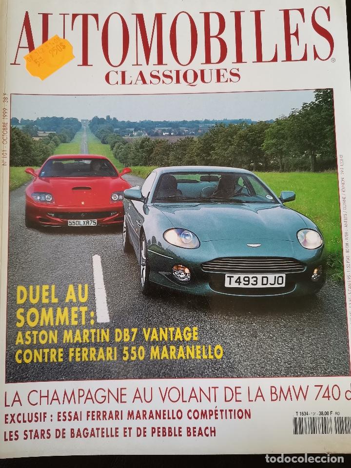 Coches: 1999 REVISTA AUTOMOBILES CLASSIQUES - ASTON MARTIN DB7 VANTAGE VS FERRARI 550 MARANELLO