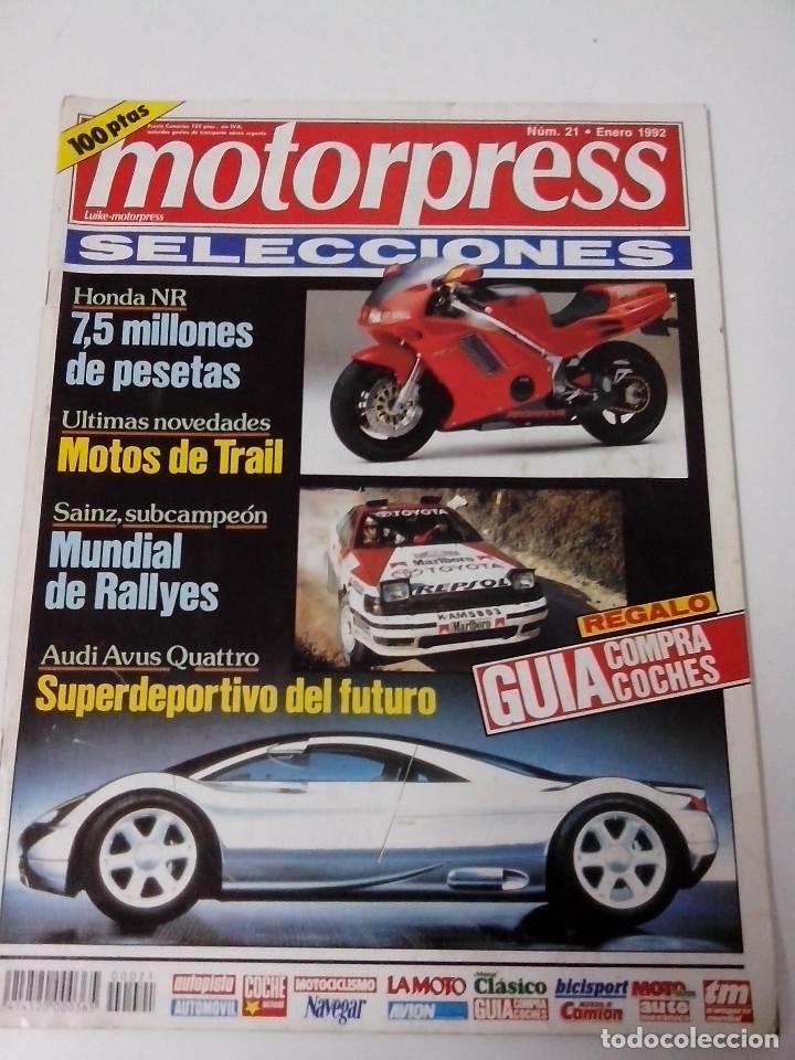 Cars: REVISTA MOTORPRESS N&ordm; 21 ENERO 1992