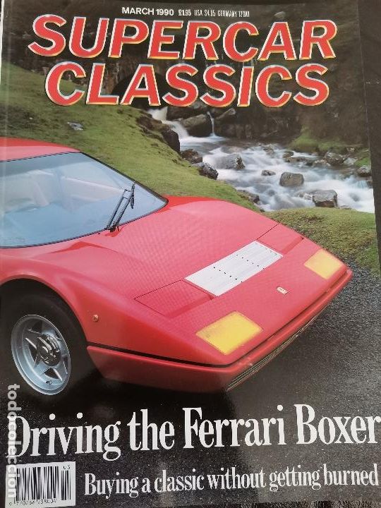 Coches: 1990 REVISTA SUPERCAR CLASSICS - DRIVING FERRARI BOXER