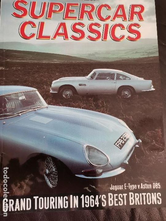 Coches: 1989 REVISTA SUPERCAR CLASSICS - JAGUAR TYPE VS ASTON MARTIN DB5