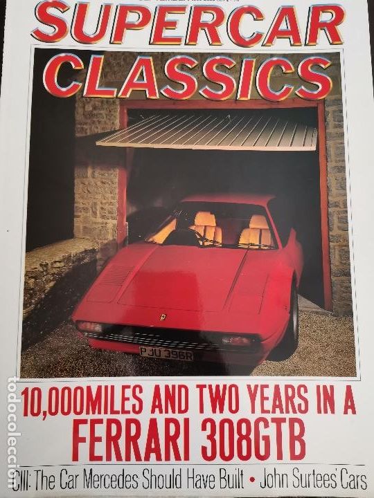 Coches: 1988 REVISTA SUPERCAR CLASSICS - FERRARI 308GTB