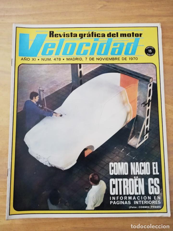 Coches: Velocidad n&ordm; 478 (7 de noviembre de 1970) - Citro&euml;n GS - Semana del Autocar