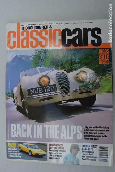 Coches: 2000 REVISTA THOROUGHBRED & CLASSIC CARS - FERRARI 308 GT4 - BMW 635CSI- BERTONE VS PINIFARINA