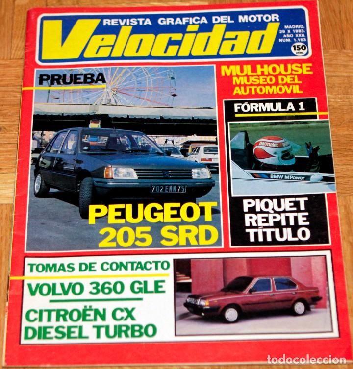 Coches: REVISTA VELOCIDAD, N&Uacute;MERO 1153, A&Ntilde;O 1983