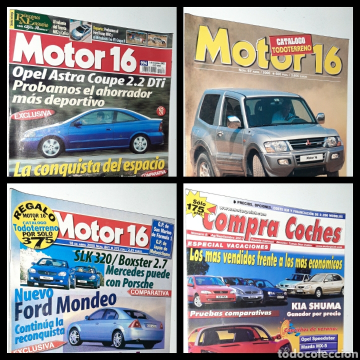Coches: LOTE revistas MOTOR 16 y Compra Coches 2000/2002