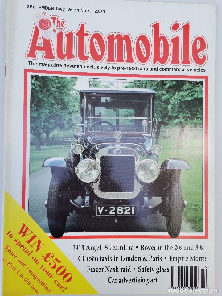 Coches: 1993 REVISTA THE AUTOMOBILE - 1913 ARGYLL STREAMLINE - ROVER - CITROEN TAXIS - EMPIRE MORRIS