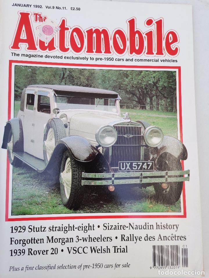 Coches: 1992 REVISTA THE AUTOMOBILE - 1929 STUTZ STRAIGHT-EIGHT - MORGAN 3- WHEELERS - 1939 ROVER 20