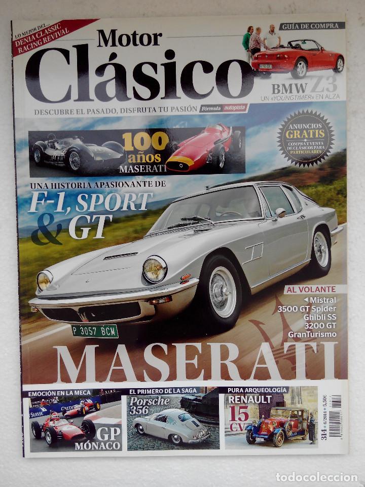 Coches: MOTOR CLASICO N&ordm; 314 -FOTO SUMARIO- MASERATI MISTRAL - 3500 GT - GHIBLI SS - 3200 GT - GRAN TURISMO-