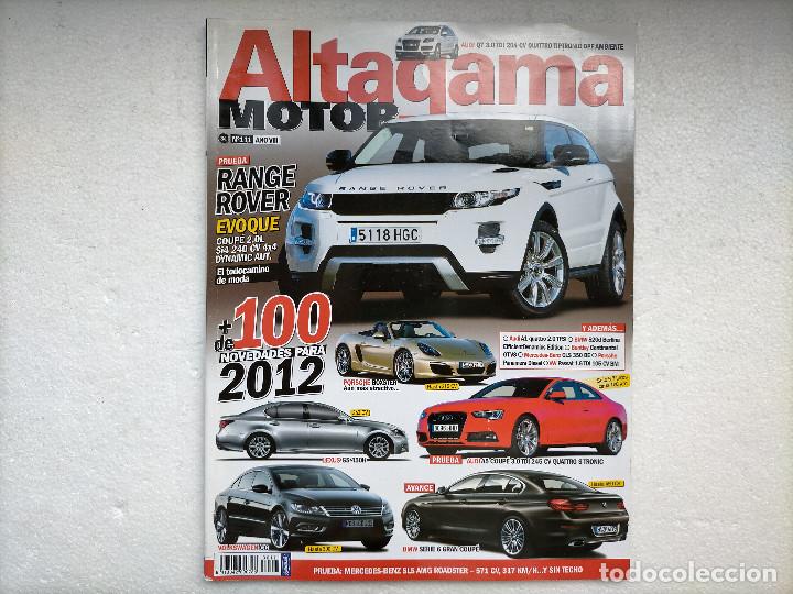 Coches: REVISTA ALTAGAMA - ALTA GAMA N&ordm; 111 - FOTO SUMARIO- AUDI A5 3.0 TDI-RANGE ROVER EVOQUE COUPE 2.0