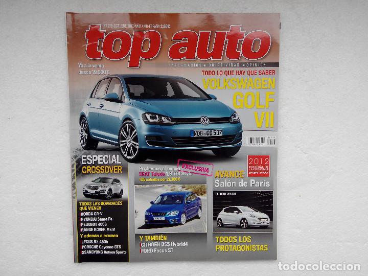 Coches: TOP AUTO N&ordm; 276 OCT 2012-SEAT TOLEDO 1.6 TDI STYLE-CITROEN DS5 HYBRID4-FOCUS ST-SSANGYONG ACTYON SPO
