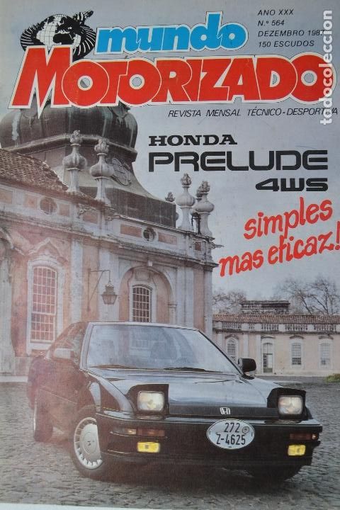 Coches: 1987 REVISTA MUNDO MOTORIZADO - HONDA PRELUDE 4WS