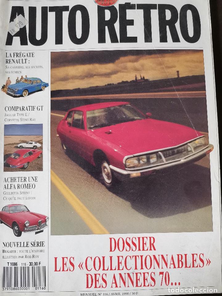 Coches: 1990 REVISTA AUTO RETRO - RENAULT FREGATE - CORVETTE STING RAY - JAGUAR E - ALFA GIULIETTA SPRINT