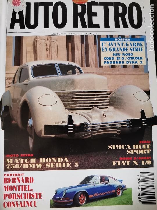 Coches: 1992 REVISTA AUTO RETRO - ENSAIO SIMCA HUIT SPORT - NSU RO80 - CITROEN PANHARD DYNA Z