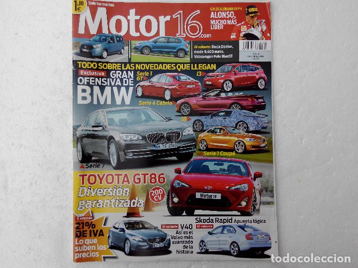 Coches: MOTOR 16 N&ordm; 1502 A&Ntilde;O 2012- TOYOTA GT86- SKODA RAPID