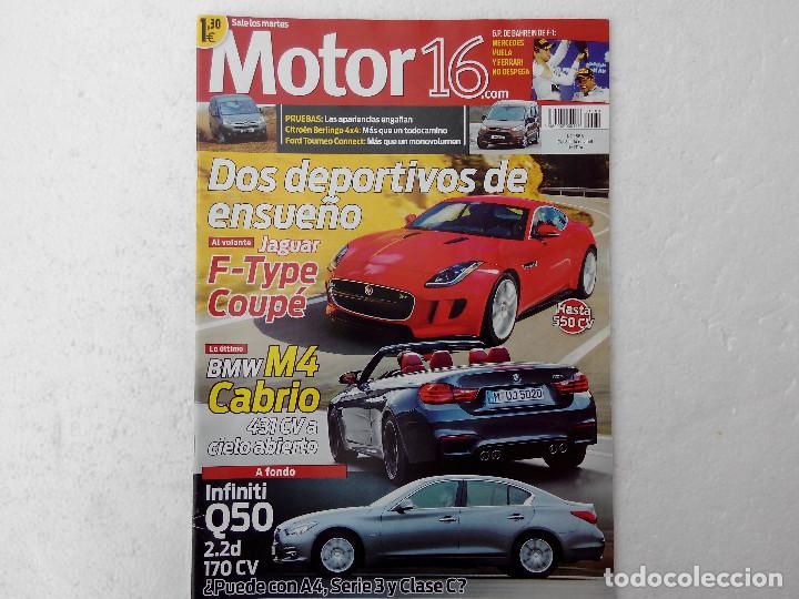 Coches: MOTOR 16 N&ordm; 1588 A&Ntilde;O 2014- JAGUAR F-TYPE COUPE- INFINITI Q50 2.2D 170 CV-