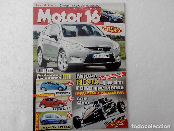 Coches: MOTOR 16 N&ordm; 1245 A&Ntilde;O 2007- OPEL CORSA OPC- PEUEOT 207 RC- CLIO F1 TEAM R27