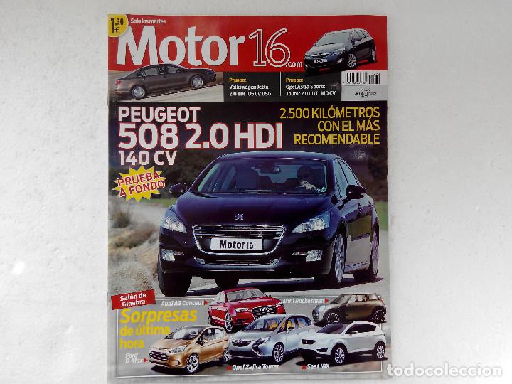 Coches: MOTOR 16 N&ordm; 1429 A&Ntilde;O 2011- PEUGEOT 508 2.0 HDI- VW JETTA 2.0 TDI 105 CV DSG- ASTRA TOURER 2.0 CDTI