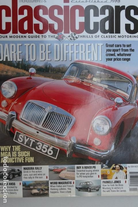 Coches: 2004 REVISTA THOROUGHBRED & CLASSICCARS - JAGUAR XK SS - ROVER P6