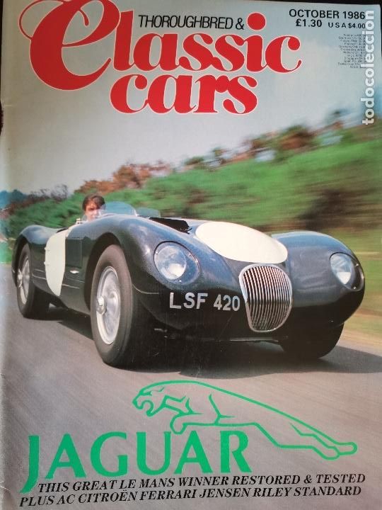 Coches: 1986 REVISTA THOROUGHBRED & CLASSICCARS - JAGUAR LE MAS WINNER - ESCORT RS