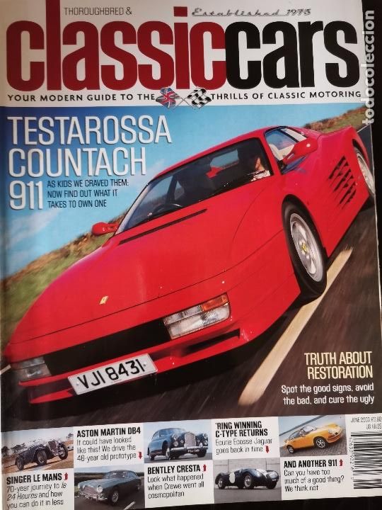 Coches: 2003 REVISTA THOROUGHBRED & CLASSICCARS - FERRARI TESTAROSSA -BENTLEY CRESTA